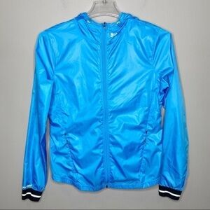 Under Armour Hooded Running Jacket Blue Medium